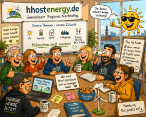 Erstes Hybridetreffen von Hamburg Ost Energy